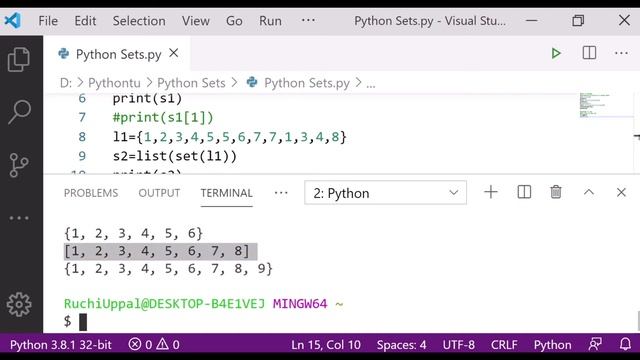 Python Sets Introduction