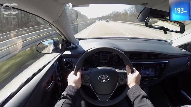 Toyota Auris Touring Sports Hybrid (2018) on German Autobahn - POV Top Speed Drive смотреть онлайн