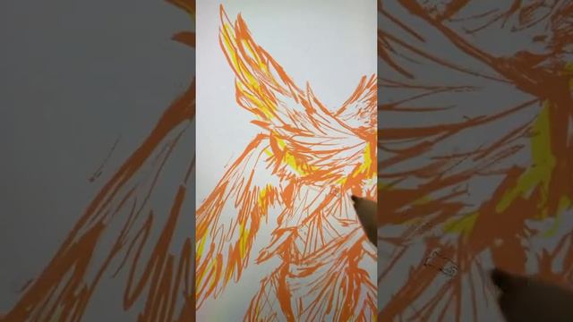 Drawing a biblically accurate angel (one of seraphim)🔥 #drawing #Bible #Christian