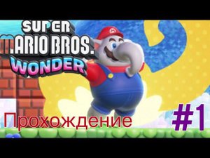Прохождение игры Супер Марио Брос Вандер часть 1! Super Mario Bross Wonder Прохождение Часть 1