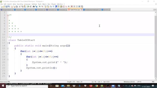 Java programming in Hindi | Session-8 | Looping | Nested Loop | Multiplication Table | Class &Objec