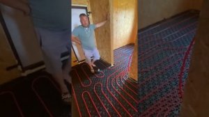 Теплый пол в доме из СИП панелей | Строительная компания НА УРОВНЕ MSK | Дома из СИП панелей