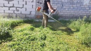 Stihl fs 450...когда делаю качественно и не спеша и нравится работа