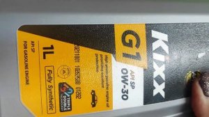 Kixx G1 0W-30 API SP