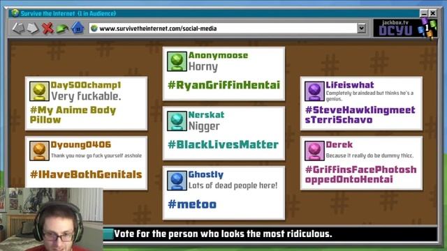 Day500champ15 And Friends Play Jackbox Games: Survive the Internet смотреть онлайн