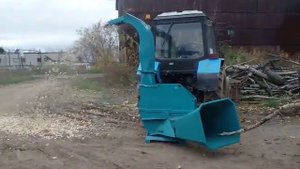 Измельчитель веток, привод от трактора