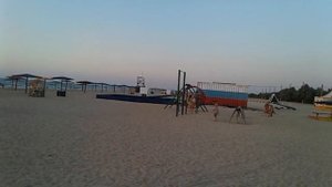 Азовское море. Ачуево. База отдыха и пляж.
