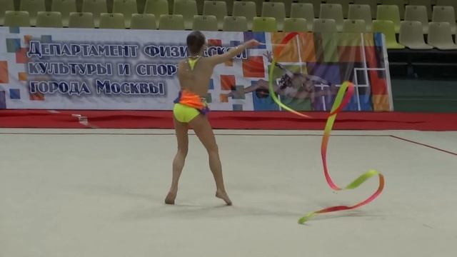 Франковская Софья,лента.Чемпионат Москвы,18.03.2014.Командные.