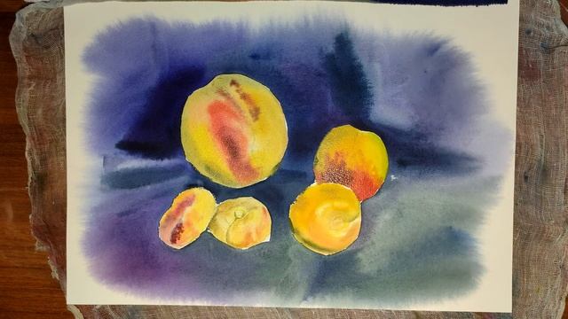 Акварель в технике "по сырому". Часть 2 смотреть онлайн