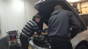 Снятие двигателя BMW 5 e39 (Часть 2)