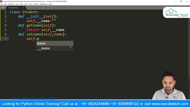 What Is Encapsulation In Python |  Object Oriented Programming In Python