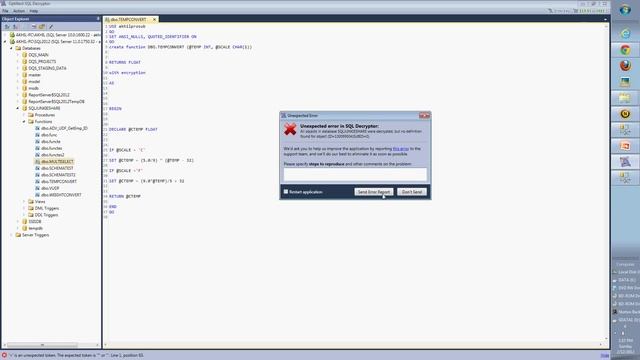 User defined functions SQL server 2008, R2, 2012