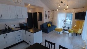 Одноэтажный дом для небольшой семьи/Проект Лато 60/Обзор компактного дома