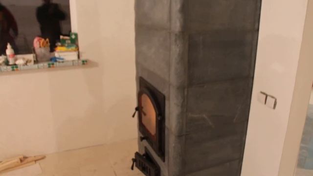 Печь камин из талькохлорита "Лахта" смотреть онлайн