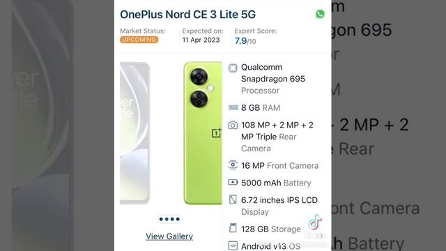 OnePlus Nord CE 3 Lite 5G