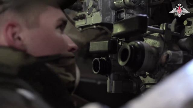 Боевая работа расчётов САУ «Мста-СМ2»