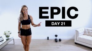 Caroline Girvan - Day 21 of EPIC Leg Workout at Home [Dumbbell Complex]