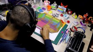 Слепил РАДУЖНОГО ИГРОКА из Полимерной глины   Майнкрафт   лепка шоу