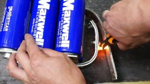 Maxwell 3000F superconductors short circuit !!! Которкое замыкание конденсаторов Максвелл 3000F!!!