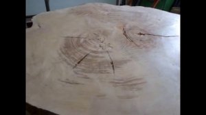 Журнальный столик из среза дерева своими руками