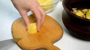 Жаркое в горшочке с мясом и грибами