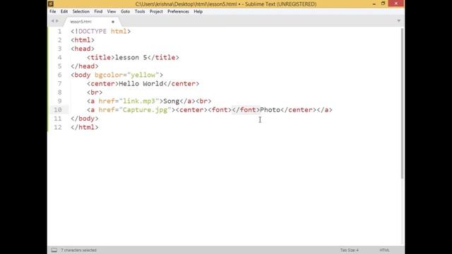 Anchor Tag Or Linking File in Html | #Lecture 5 | Html For Beginners