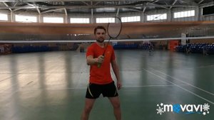 Badminton training