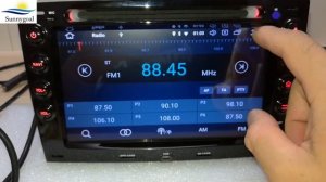 Sunnygoal: Android 8.0 OS 2 Din Autoradio Lettore DVD per Renault Megane(2003-2009)