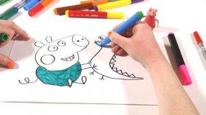 Свинка Пеппа / Рисуем СВИНКУ ПЕППУ / Peppa Pig Family. How to draw Pig Peppa. Drawing Peppa.