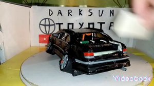 Toyota Mark II 100 из пластилина с развалом и светящимся дном как в JDM!