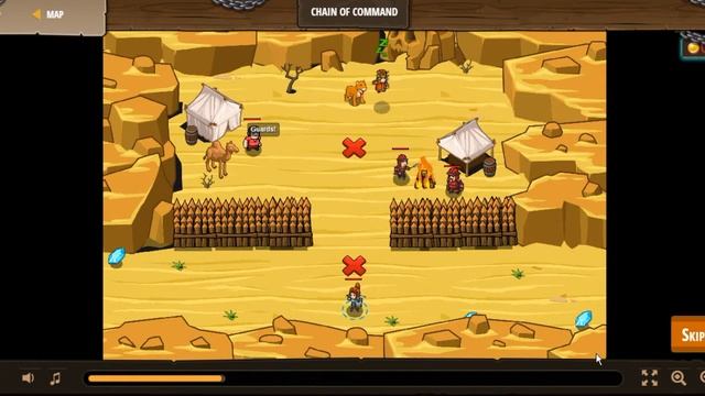 Chain of Command CodeCombat. Python смотреть онлайн