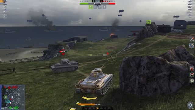 Мастер на Magnate  Супер напряжённая ситуация и невероятное везение (Tanks Blitz, WoTBlitz)