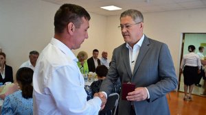 Салаватский район. Встреча с семьями погибших участников СВО, июнь 2024 г.