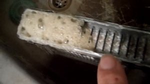 Промывка радиатора печки Кротом.