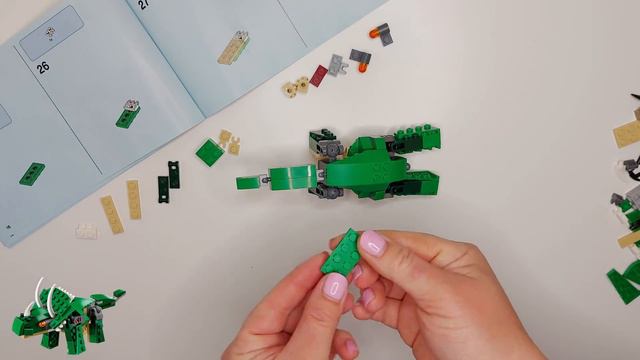 Лего 3 в 1 динозавры | древние рептилии | Собираем вместе Lego 31058 смотреть онлайн