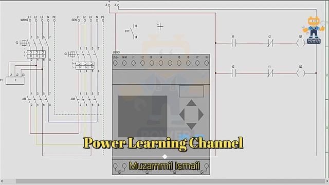 Siemens mini logo plc wiring with ats panel full wiring & simulation test @Diesel-generator-channel