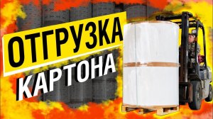 ОТГРУЗКА ламинированного КАРТОНА для производства бумажных стаканчиков. Склад картона БСК,