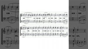 Кондак Рождеству Христову (обр. Д. Бортнянского). Партия сопрано