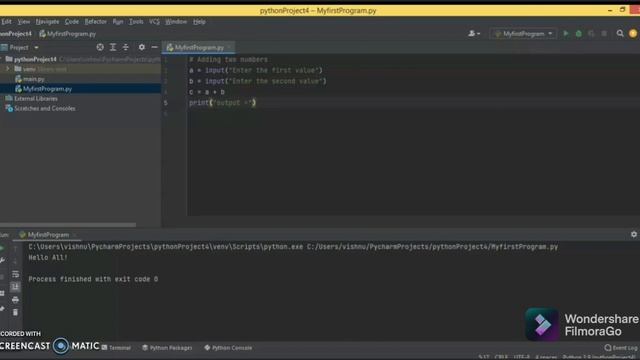 PYTHON | How to add two numbers in Python | Cbse class 12 python #python #cbse #addtwonumbers