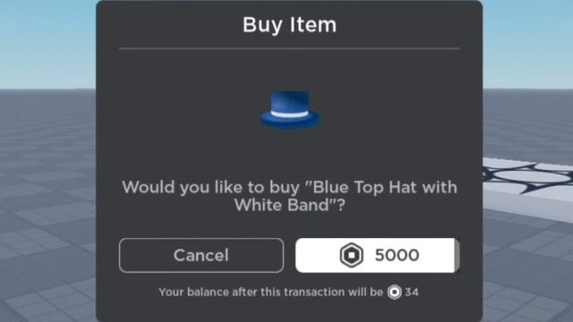 Wasting 5k Robux On The Blue Top Hat With White Band On ROBLOX смотреть онлайн