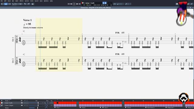 Evanescence - Bring Me To Life | GUITAR ONLY + TABS On Screen | HOW TO PLAY
