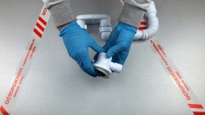Сборка "Сифон для ванны" плоский с переливом и гофрой Е055