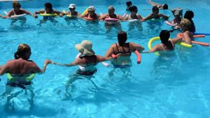 Анталия. Клуб Отель Сэра. Аквааэробика.2./Antalya.Club Hotel Sera. Water aerobics.2. #hotel #antaly