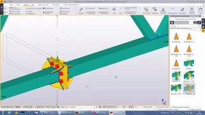 Tekla Structures Фланец 2