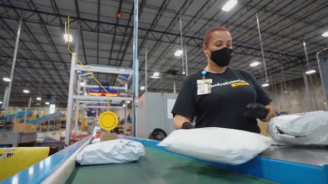 Работа на  почтовом складе DHL