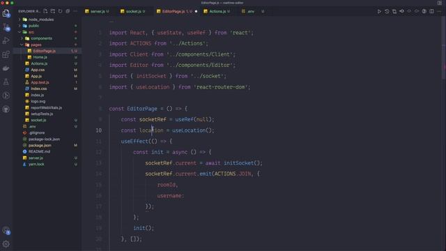Build Real-time code editor using React, Node Js, Web sockets ??? ( Hindi )