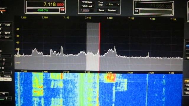 Приём на SoftRock 40 метров RL3AG - 1 смотреть онлайн