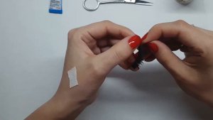 Как приклеить ресницы шарнирной кукле