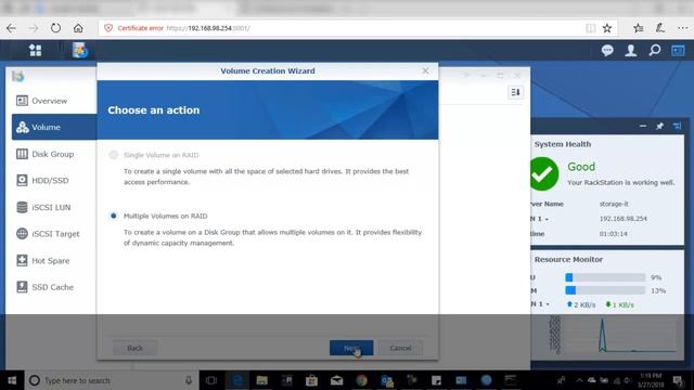 Create RAID, DiskGroup and Volume Synology | Configure RAID Synology NAS | Configure RAID Synology смотреть онлайн