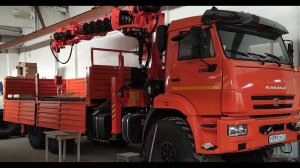 Камаз 43118 c КМУ Kanglim KS2056H. Российская топливная! Косяки, мелочи, нюансы прилагаются))